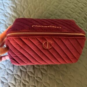 brand new Charlotte Tilbury XLarge makeup bag limited edition